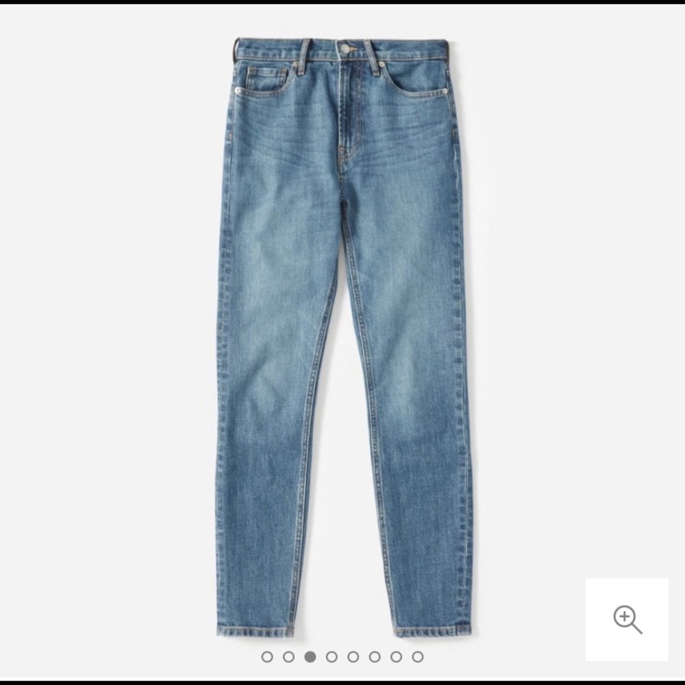 Everlane high-rise skinny ankle jeans